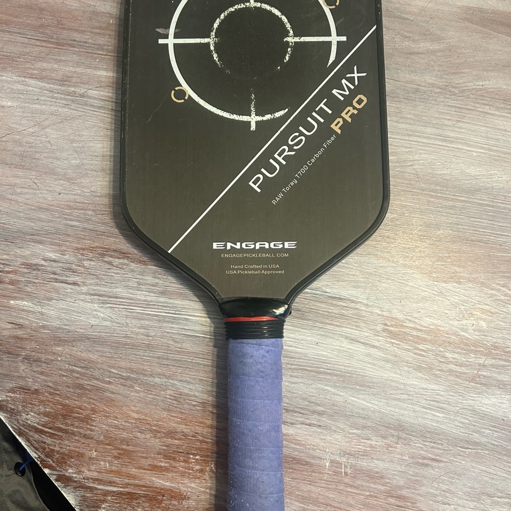 Pursuit MX Pro Pickleball Paddle - Black and Purple